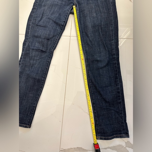 J Crew size 26 straight leg dark wash jeans - Picture 5 of 7